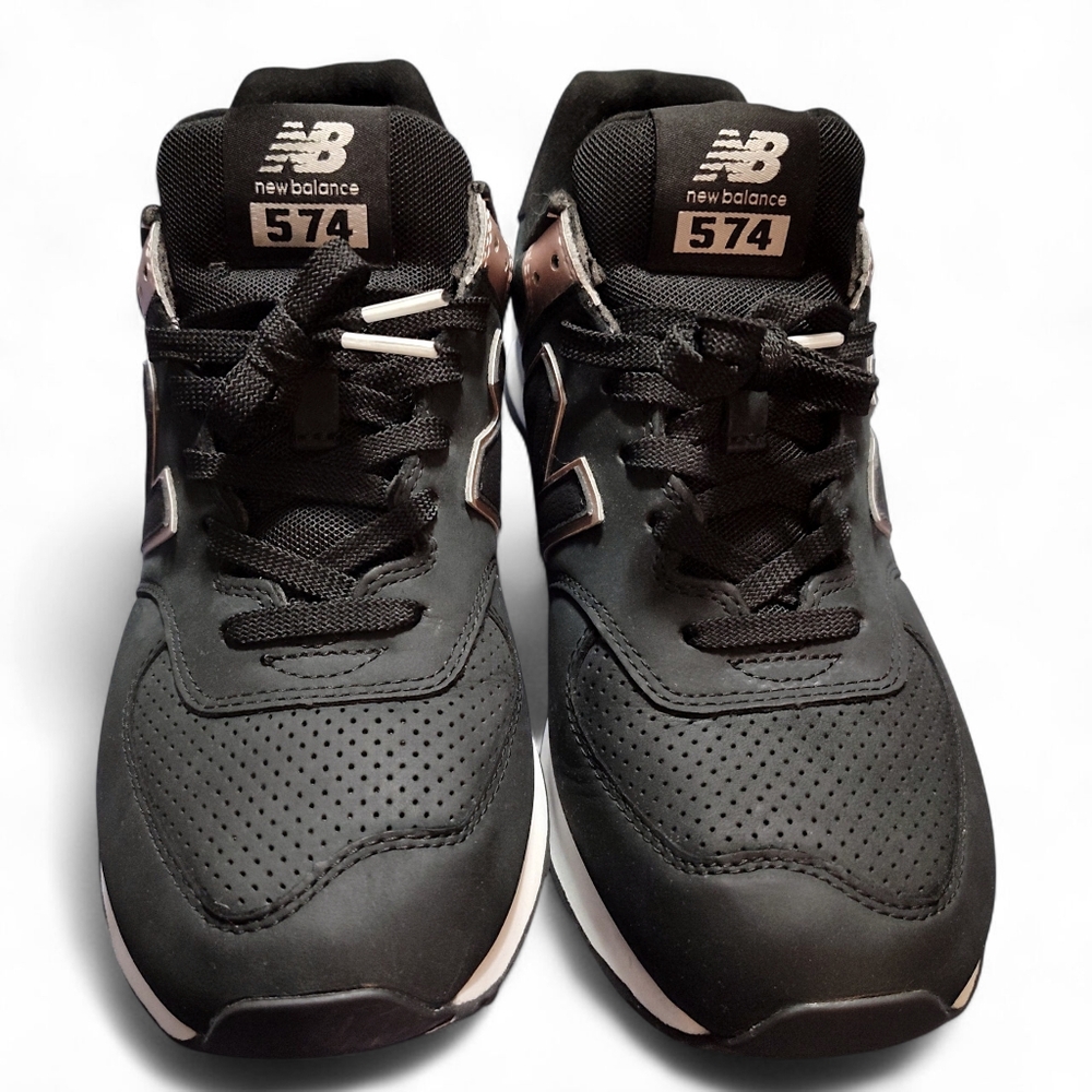 New Balance 574 Sneakers Black Rose Womens Size 11.5 - Picture 7 of 10